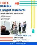 HDFC :- mangement trainee and financial advisor