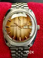 VINTAGE WATCH ENICAR AUTOMATIC DAY DATE 100% ORIGINAL CONDITION