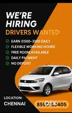 WE ARE HIRING DRIVERS AT CHENNAI