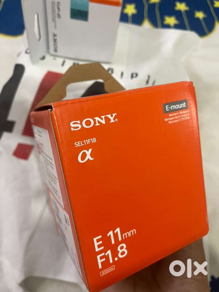 Sony lens 11mm, f1.8