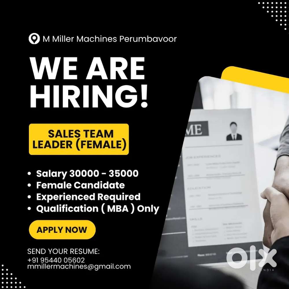 Sales Team Leader ( Female )
