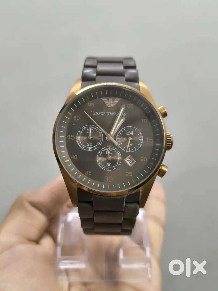 Selling off TWO pre-owned Emporio Armani Chronograph watch