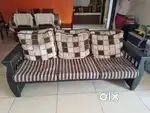 3+1+1 Solid wood sofa set for sale