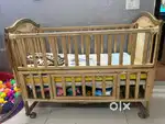 Baby crib with mattress bedding set