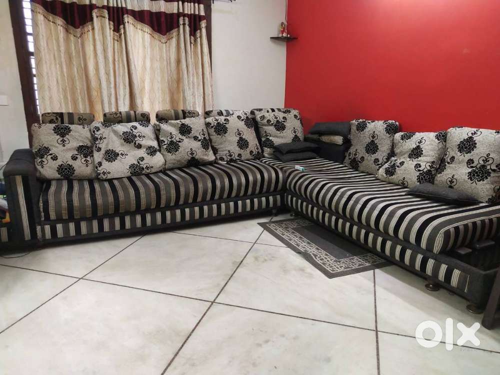 Sofa  L shape - [ 7 Seater ] customized size