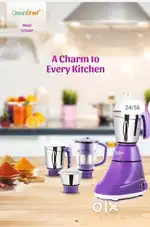 Brand New Greenchef 1HP HeavyMotor Mercury 4Jars Mixer 5Years Warranty