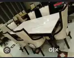 6 chair dinning table and beautiful colour in chair and comfortable