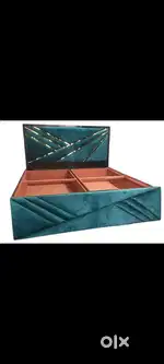 Fancy  bed with box 6*6 delivery available