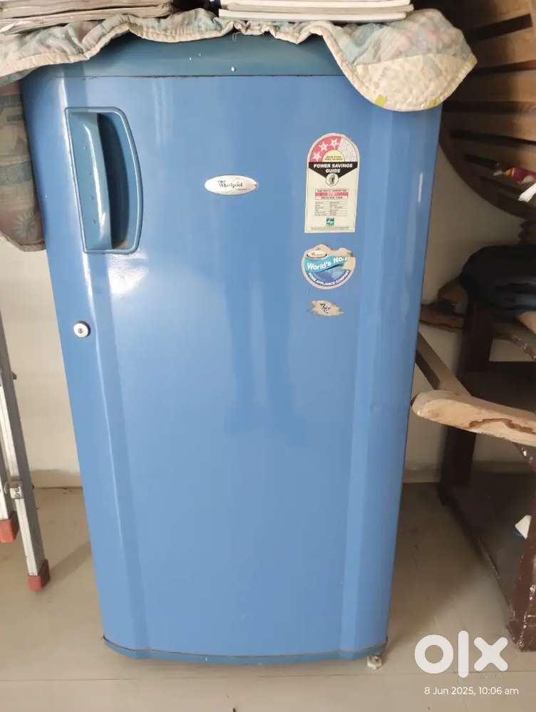 3 star well cared whirlpool 180 liter gross volume fridge