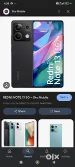 mi note13 8 gb ram 256 gb rom
