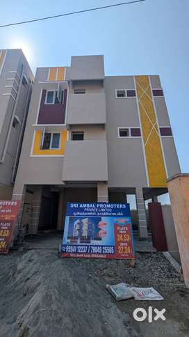 Newly built 2BHK Flats for sale in Poonamallee