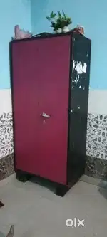Pink black silver lock handle