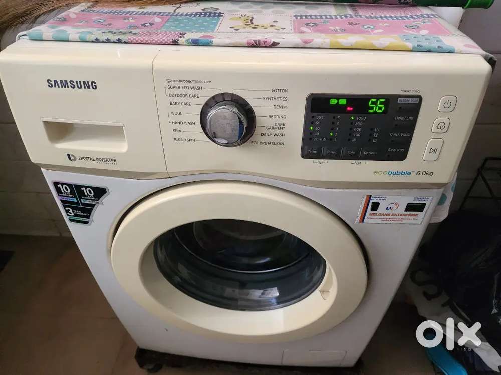 Samsung front load washing machine 6kg
