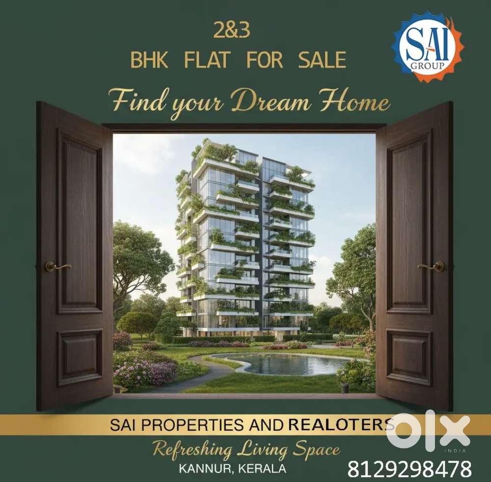 For sale 2&3 bed room flat