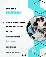 WE ARE HIRING SUPERVISOR EXECUTIVE FOR WAREHOUSE