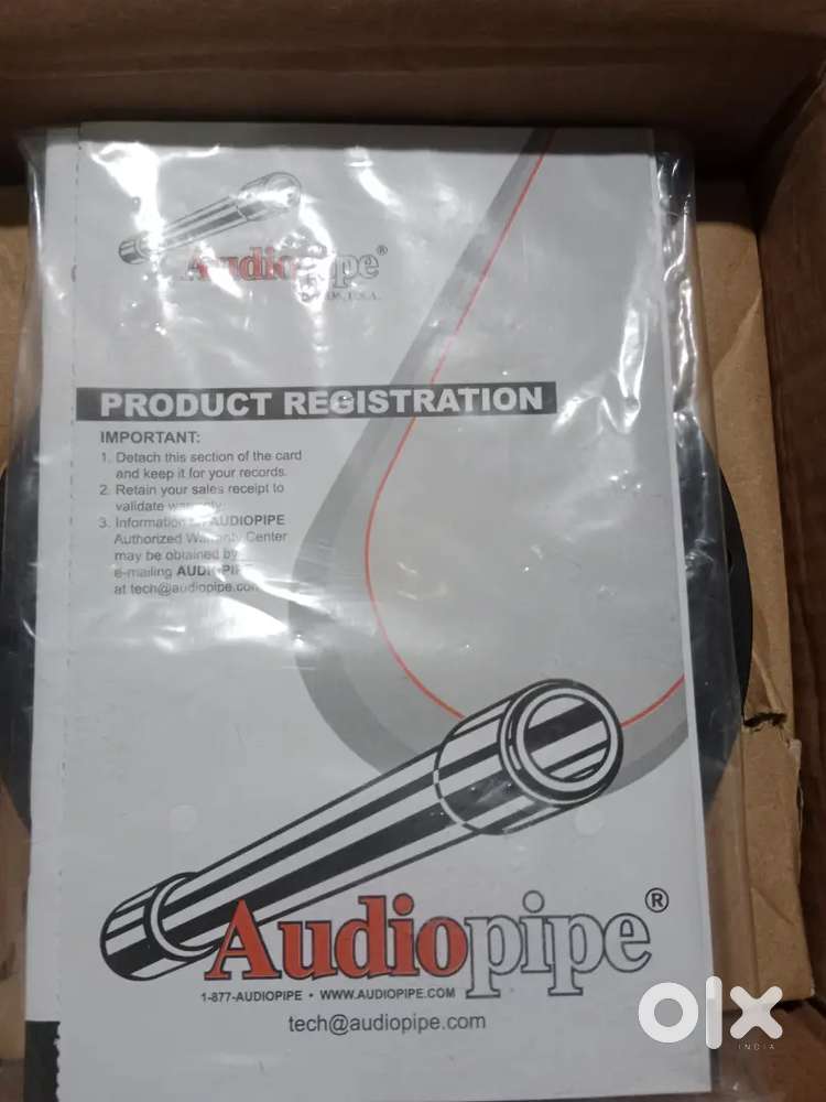 Audio pipe sub woofers 6.5