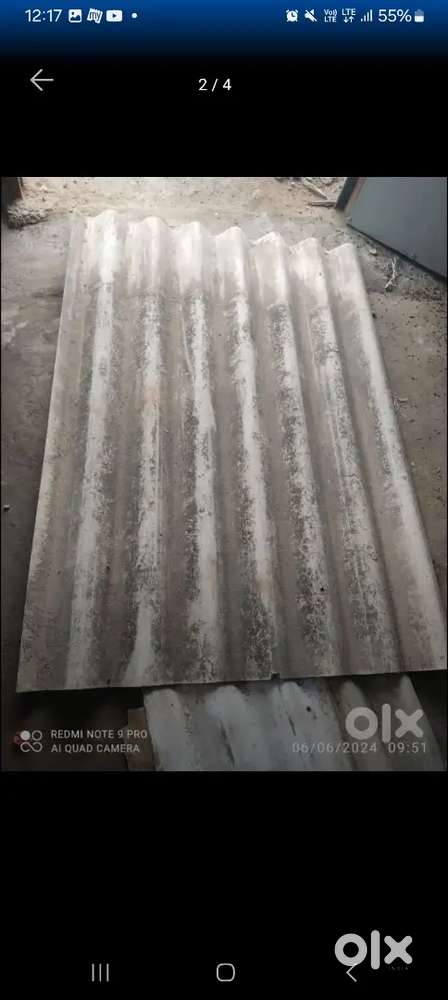 Cement sheet,  stones  and old tiles for sale