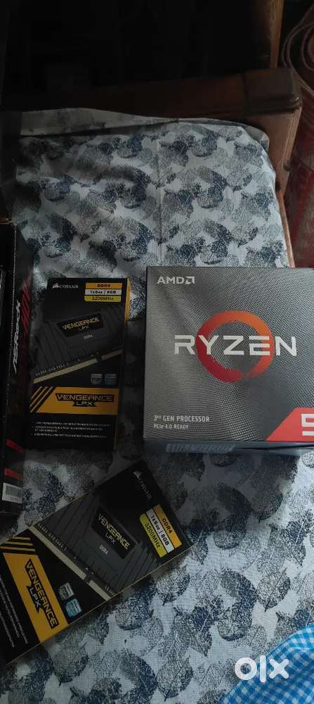 Ryzen 5 3600 , Motherboard and Ram