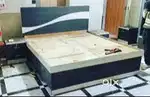 sat. special buy new double bed with  box -6500/-fruniture ob  xn