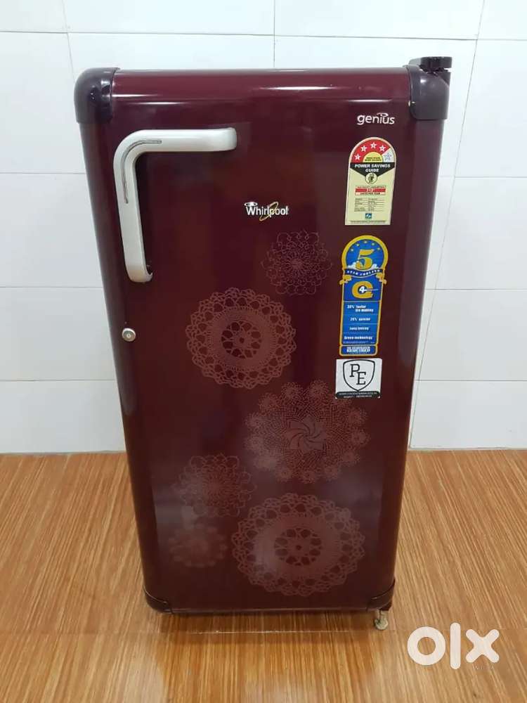Genius maroon 180 ltrs single door whirlpool refrigerator