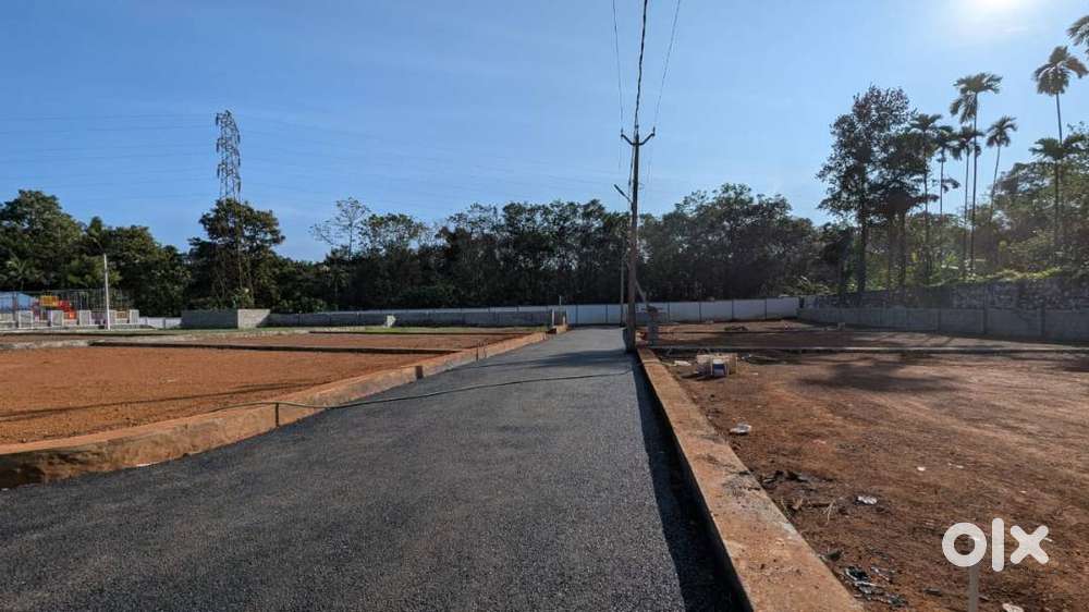 Near Kinfra Koratty 5 - 10 Cent Premium Plots Open Gym Park well water