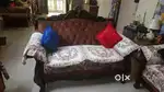 Seven seater sofa with centre table