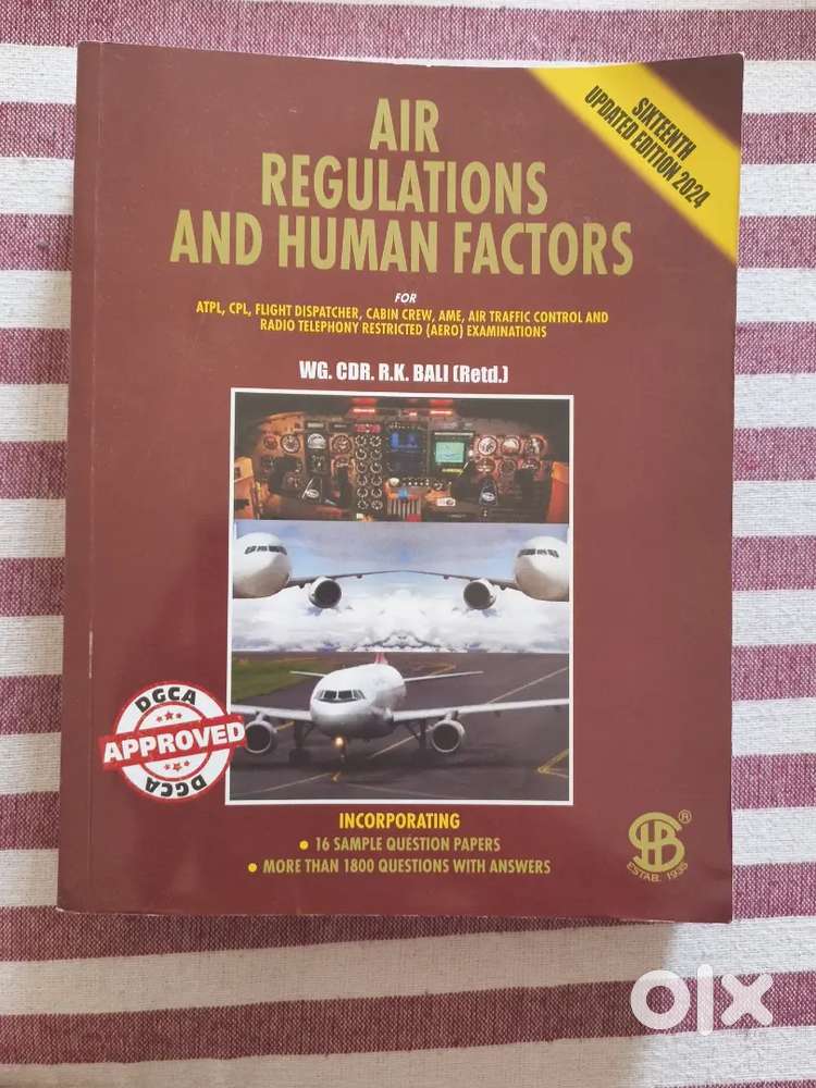 Air Regulations and Human Factors, RK Bali.