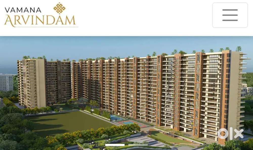 3BHK semi furnished flat