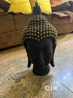 Buddha face statue