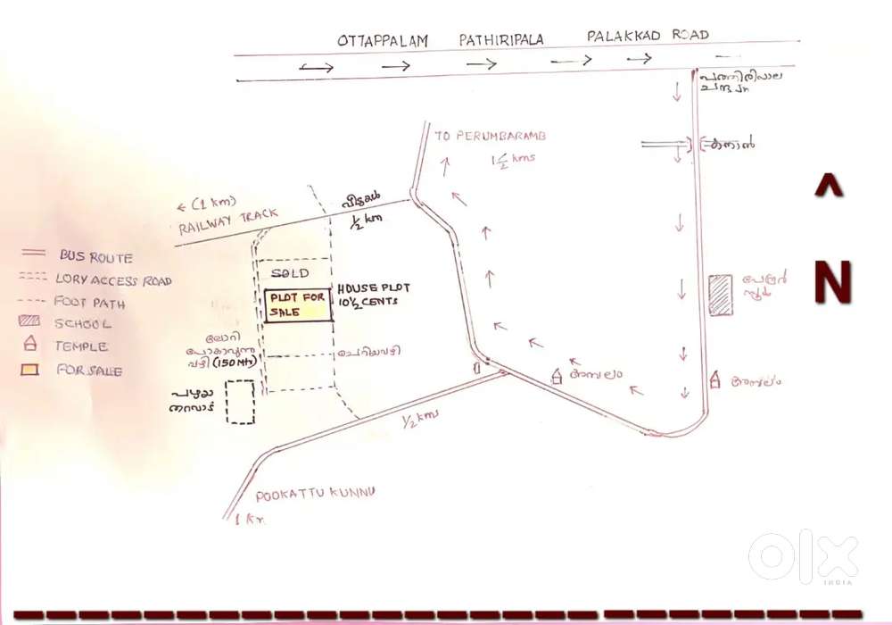 10 cent plot for sale in pathripala.