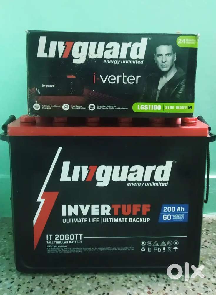 Livguard Inverter + Battery (200Ah) – Excellent Condition