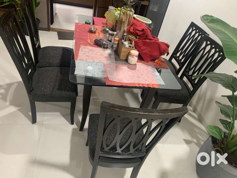 Dining table and chairs