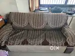 Sofa set with cover