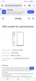 Vivo t3 lite 5g phone  6+6 gb ram. 128 gb storage