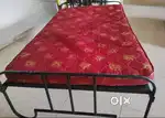 Steel Cot with Bed
