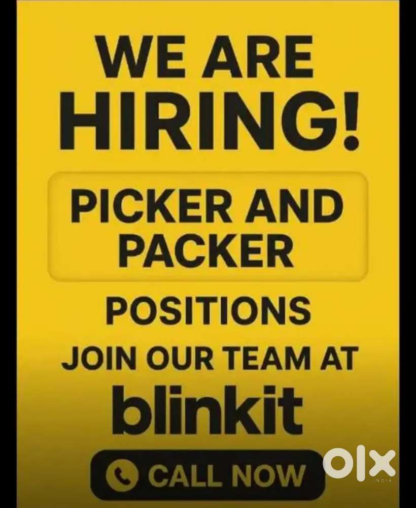 Picker job opening in blikint store