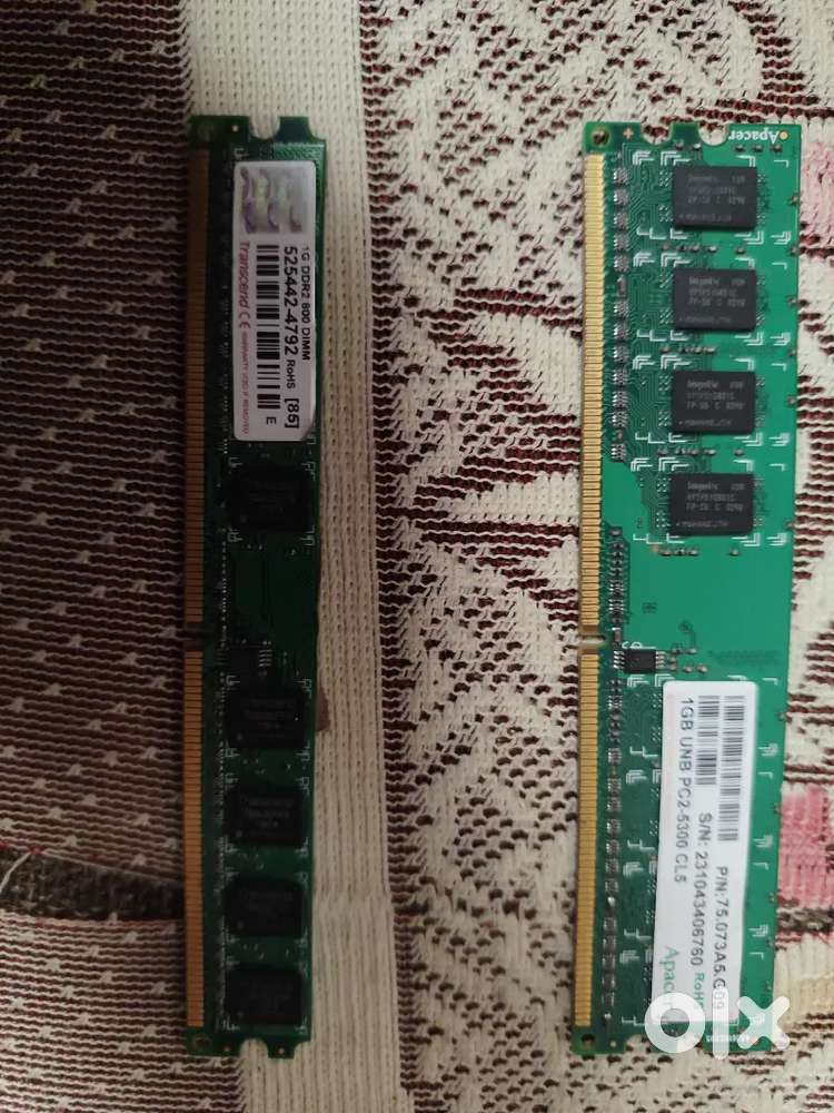 Cpu ram 2 gb DDR2 for 600 interested call me
