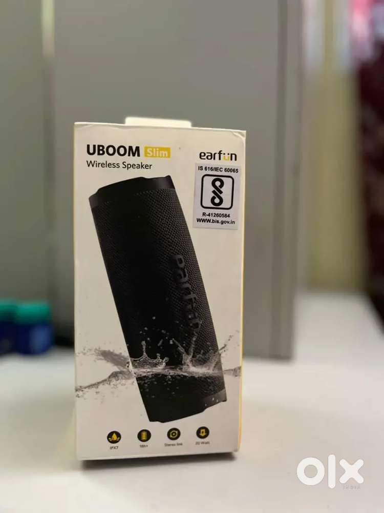 Earfun uboom slim  60w bass beast waterproof portable party speaker