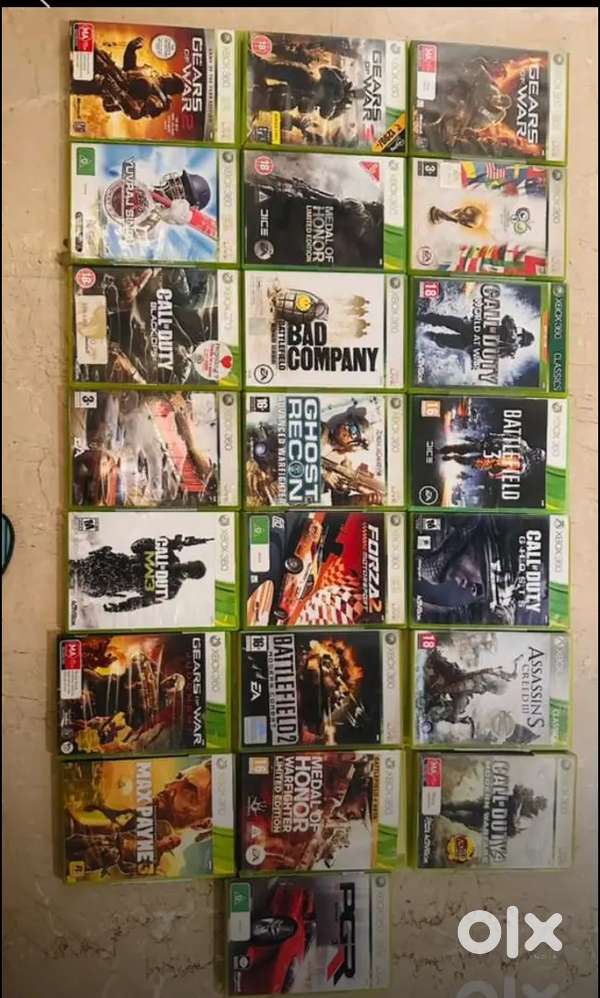 Xbox 360 various titles games cd