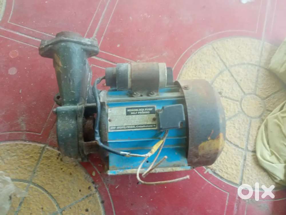 Single phase motor. Monoblock pump.