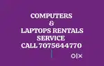 Desktop and laptop available on rent