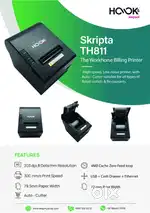 Billing printer and token printer