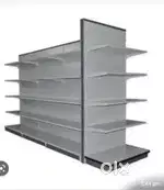 Super market racks and trolley
