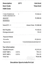 Cricket Bat  T 500 POWER FLX