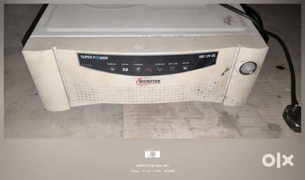 Inverter with battery