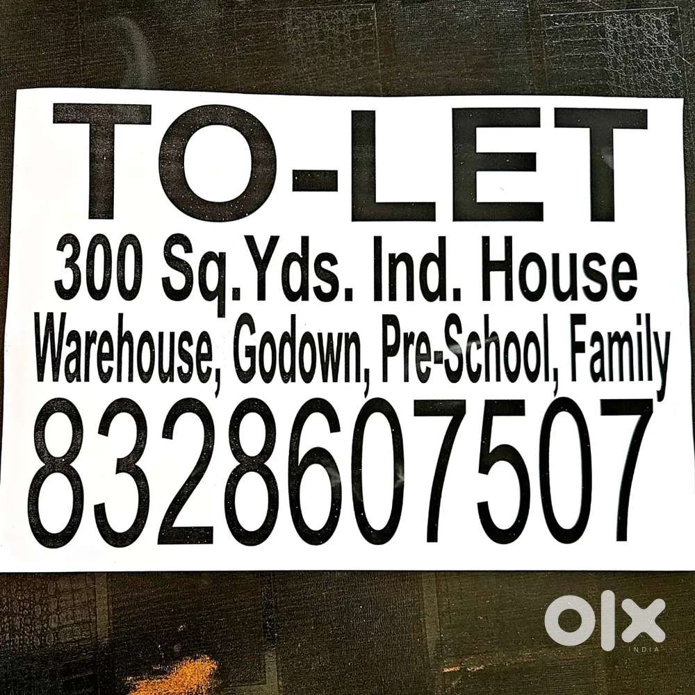 House for rent for godowns warehouse or any small factory
