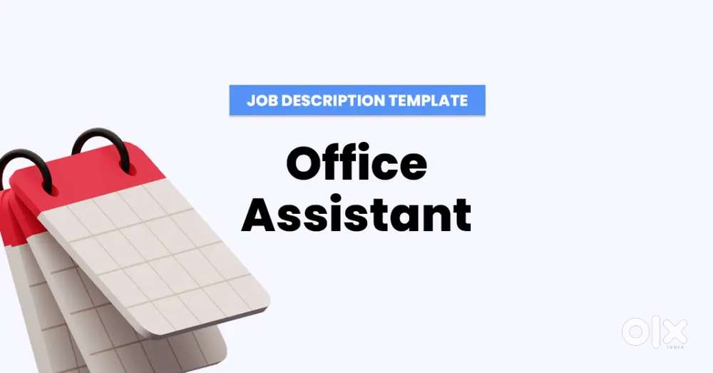 Office Assistant # Fixed Salary @ Interview