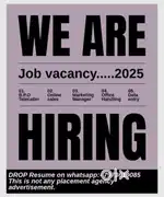 Requirement for calling and online sales staff office work