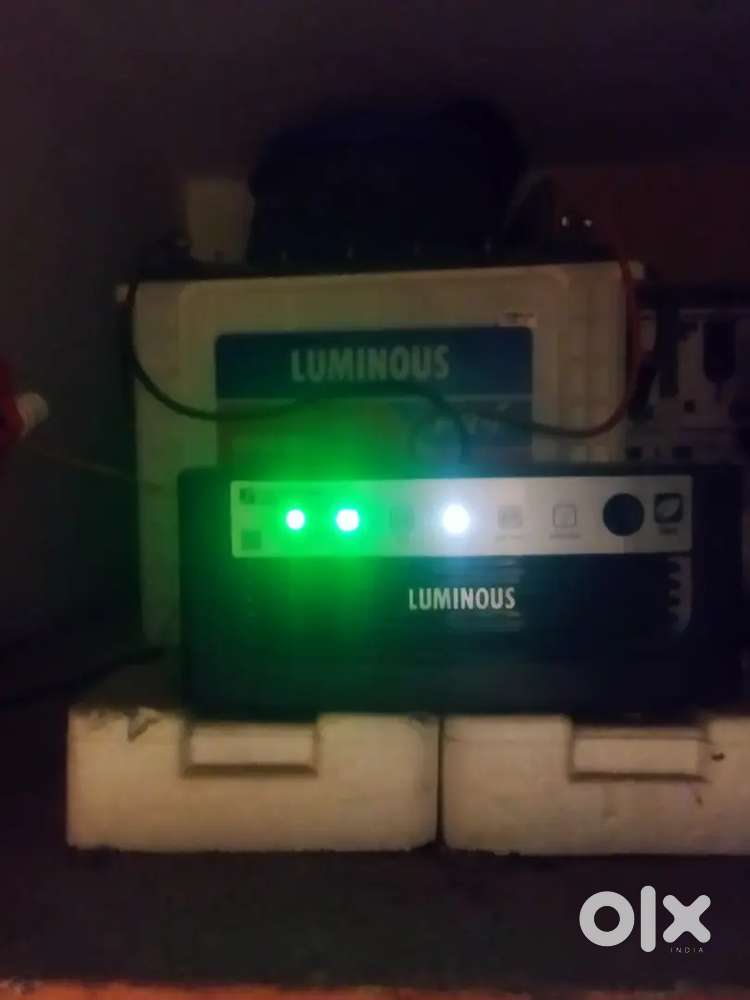 Inverter 150 Ah battery  luminous eco volt 1050 inverter