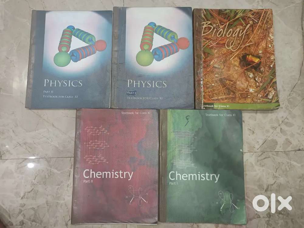 Class 11 NCERT Physics, Chemistry, Biology Books – Good Condition